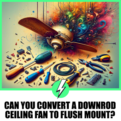 Can You Convert a Downrod Ceiling Fan to Flush Mount?