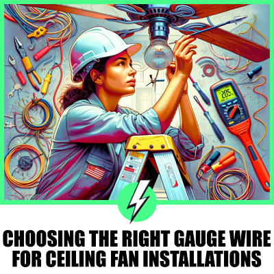 Choosing the Right Gauge Wire for Ceiling Fan Installations