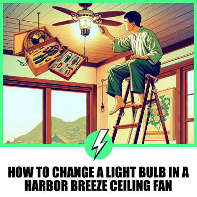 How to Change a Light Bulb in a Harbor Breeze Ceiling Fan