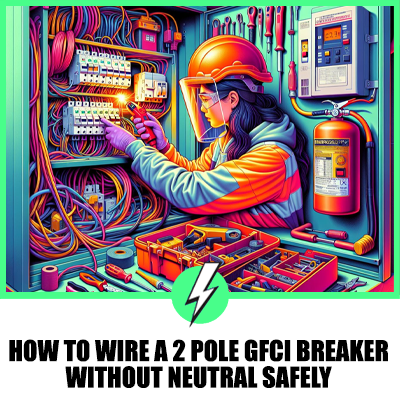 How to Wire a 2 Pole GFCI Breaker Without Neutral Safely