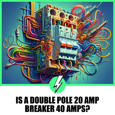 Is a Double Pole 20 Amp Breaker 40 Amps?