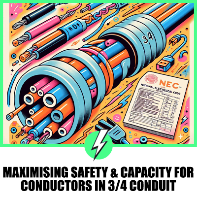 Maximising Safety & Capacity for Conductors in 3/4 Conduit